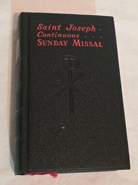Saint Joseph Continuous… Sunday Missal Confraternity Version 1957 USA - VG